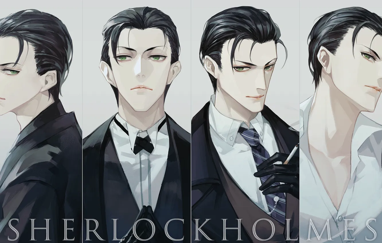 Photo wallpaper collage, guy, Sherlock Holmes, Ruler, Fate / Grand Order, The destiny of a great campaign