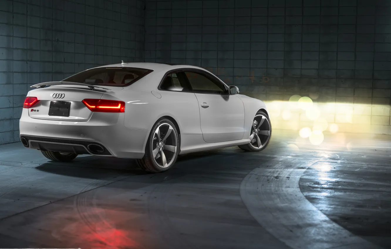 Photo wallpaper Audi, Audi, white, white, Coupe