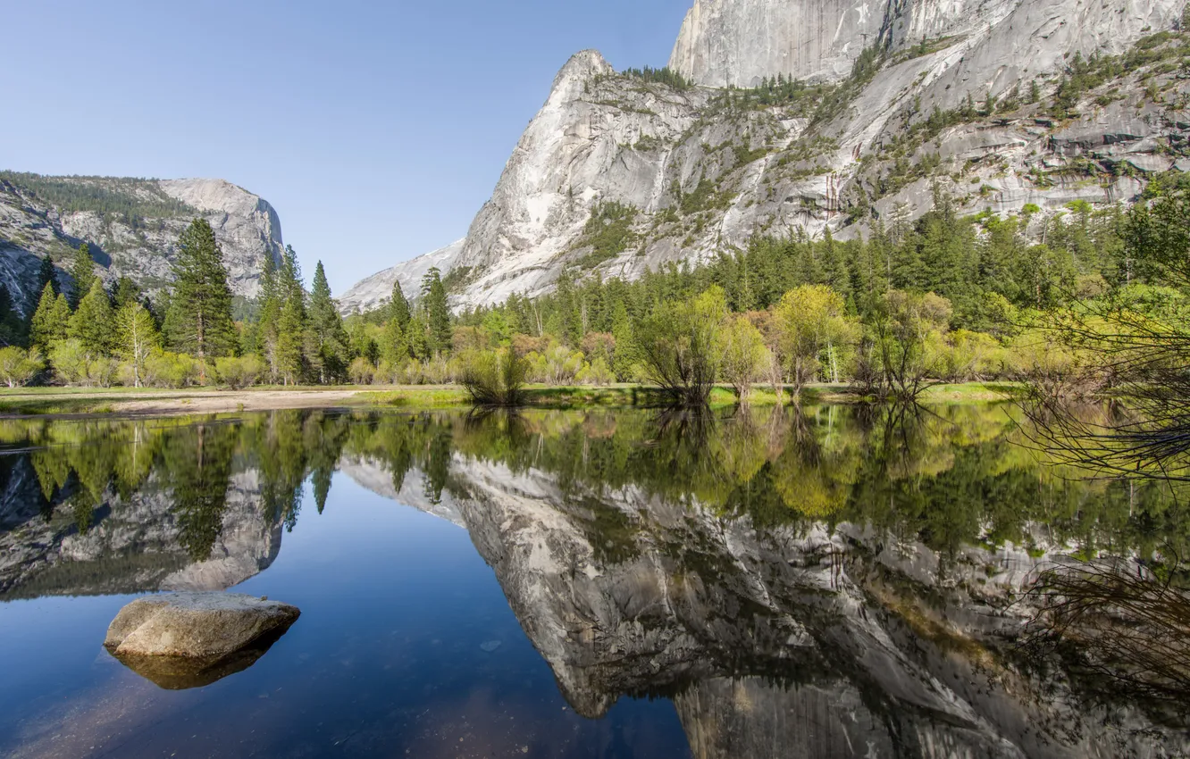 Wallpaper forest, lake, mountain, national Park for mobile and desktop ...