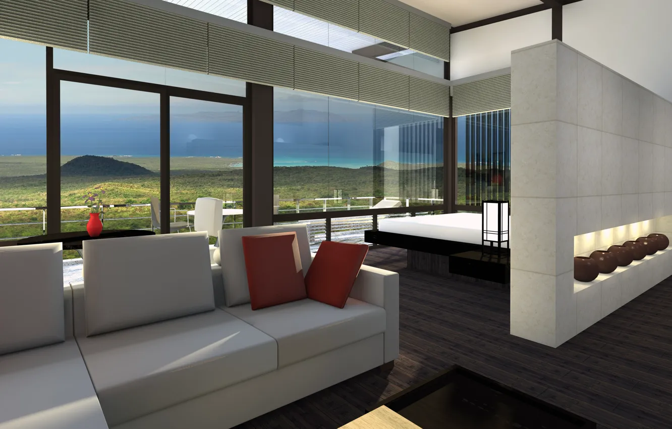 Photo wallpaper lodge, suite, Pikaia, Galapagos die