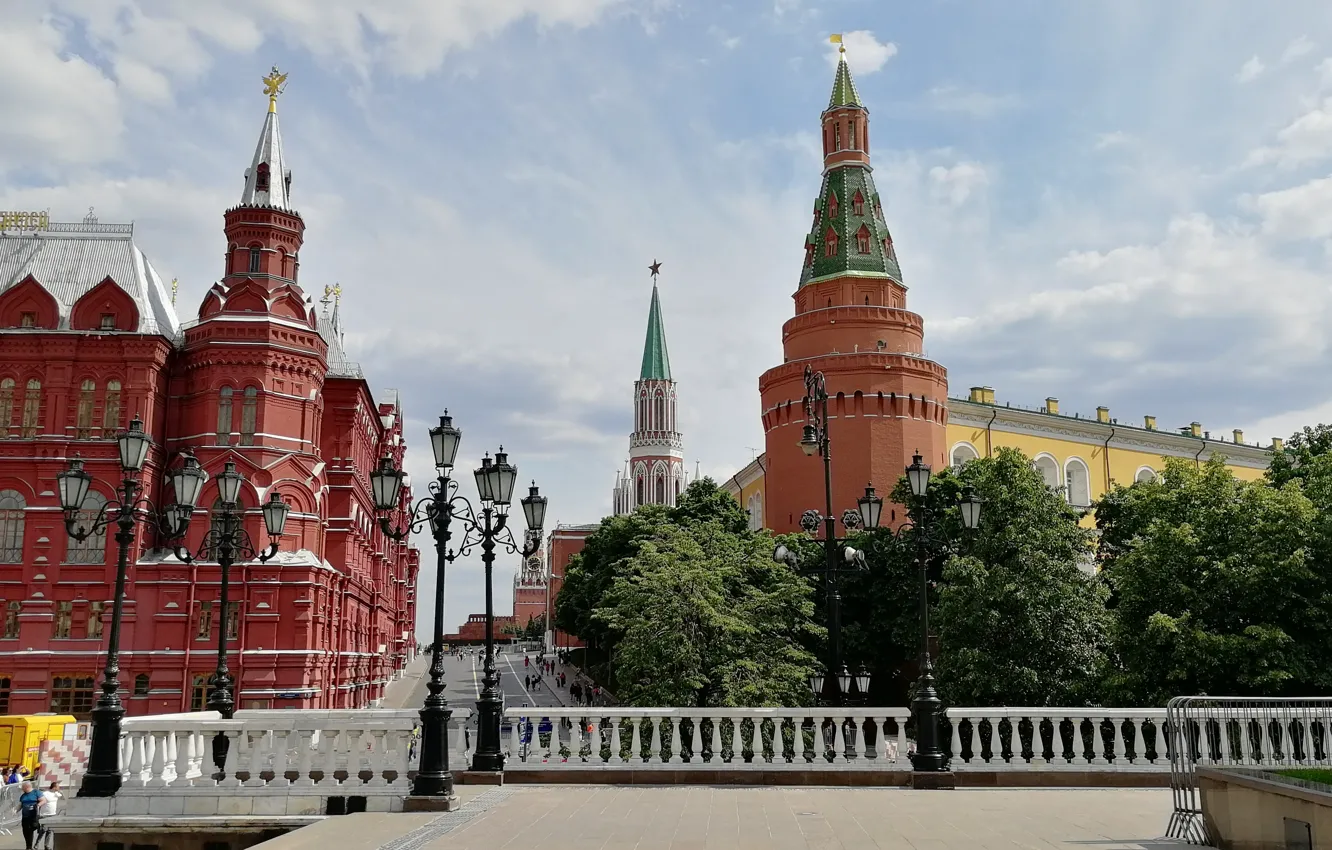 Photo wallpaper Moscow, Okhotny Ryad, red square