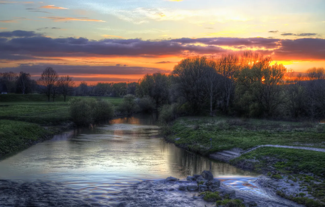 Photo wallpaper Northrhine-Westphalia, Circle Herford, Oberbeck