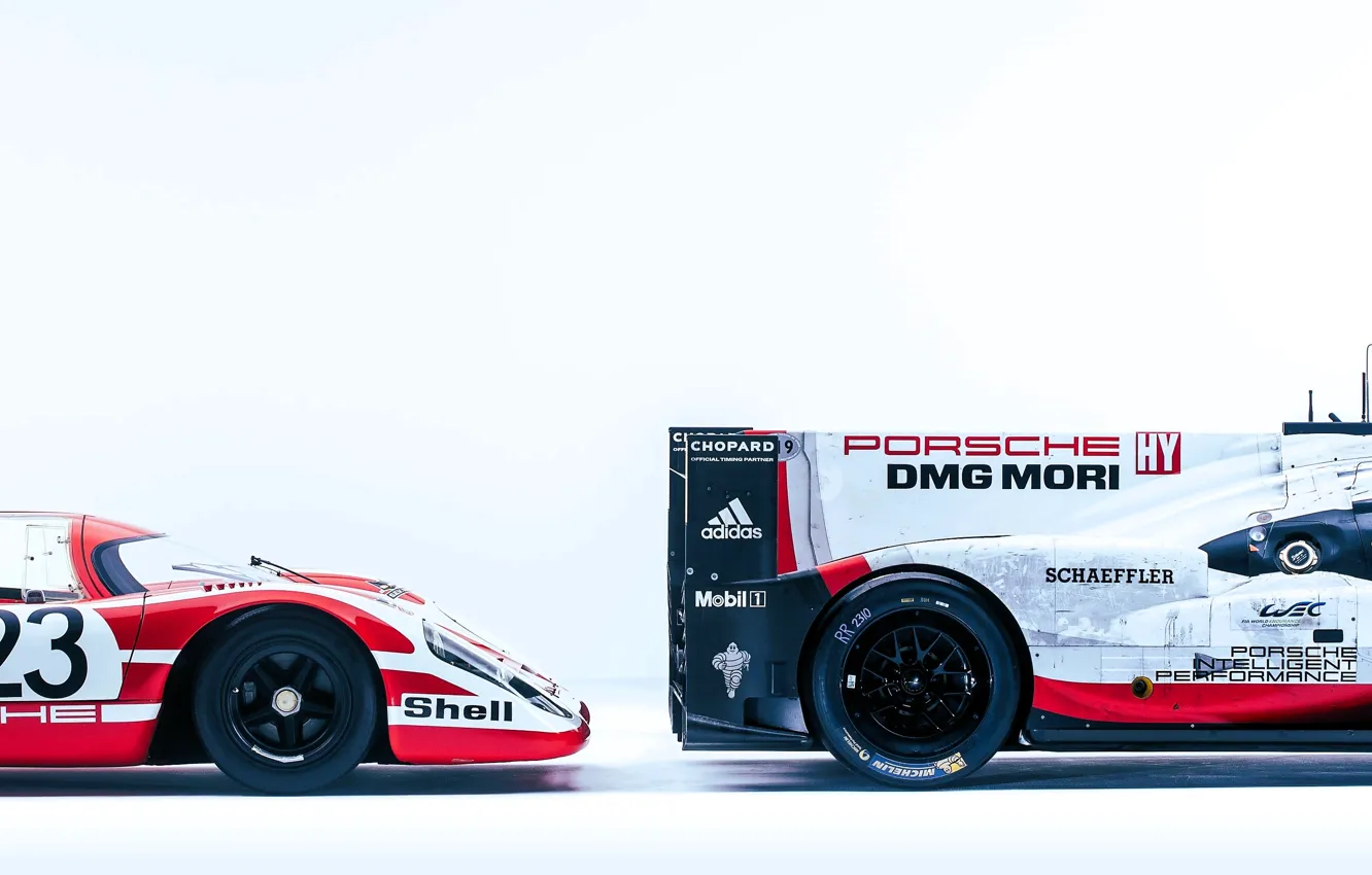 Photo wallpaper The Mans, Porsche, Porsche 919 Hybrid, 919, 917, Porsche 917 KH