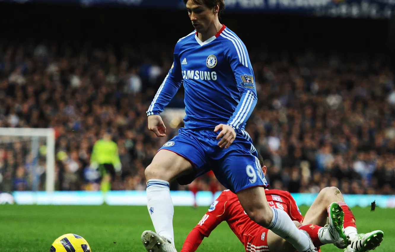 Photo wallpaper Liverpool, Chelsea, Torres