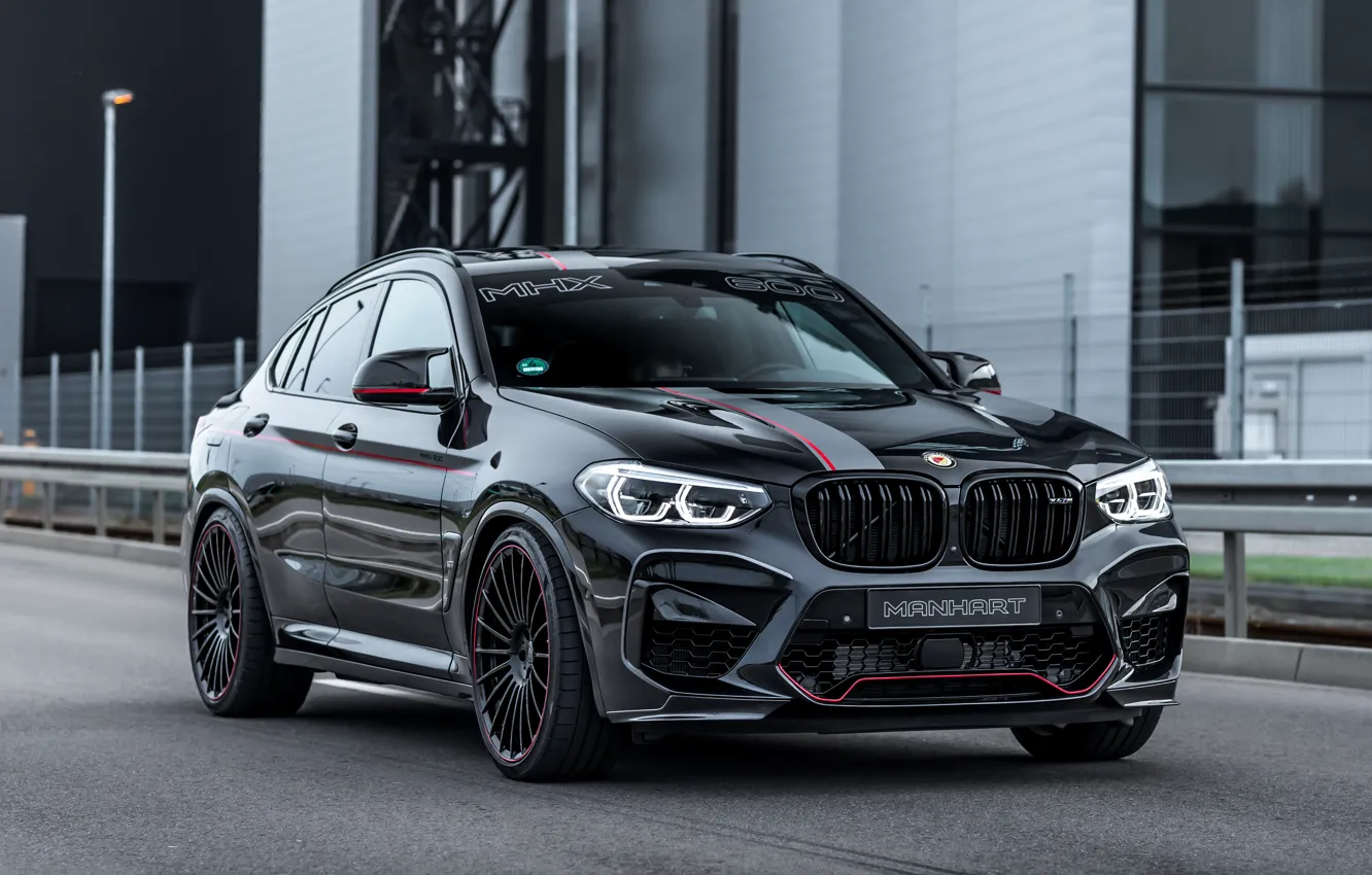 Photo wallpaper BMW, black, Side, Manhart, BMW X4, MHX4, Manhart MHX4