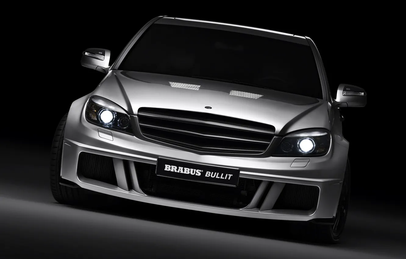 Photo wallpaper lights, mercedes, Mercedes, brabus, BRABUS, auto walls free pictures, cars with cars