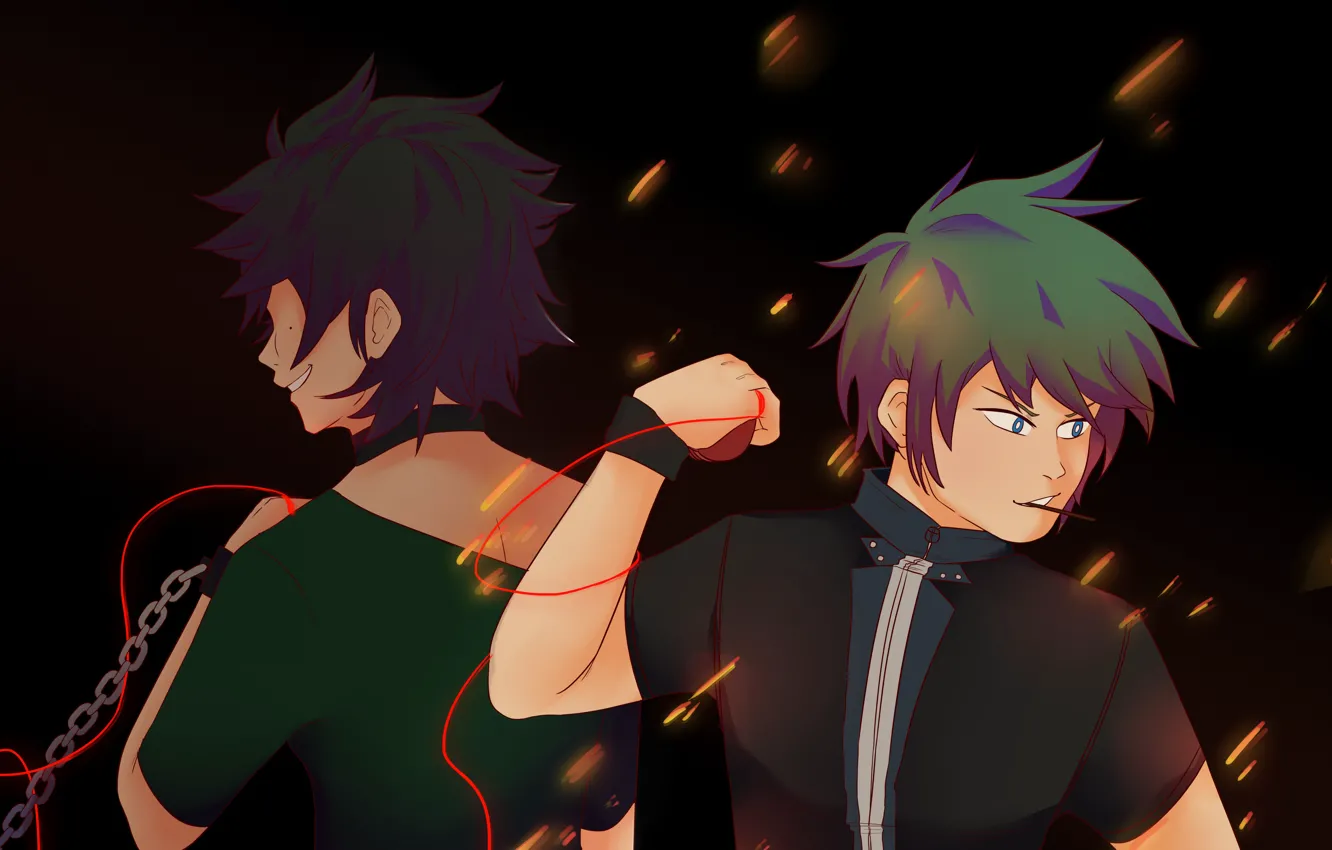 Photo wallpaper art, guy, two