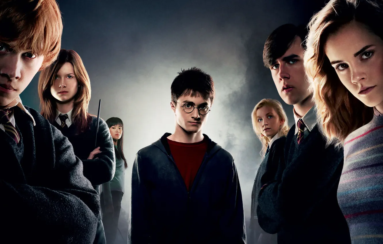 Photo wallpaper the film, Harry Potter, the series, characters, Harry Potter