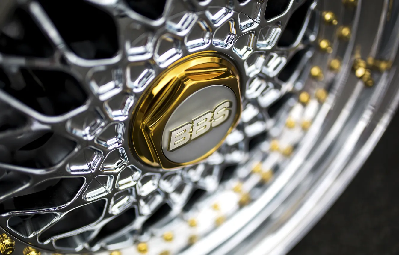 Photo wallpaper gold, wheel, gold, drives, bbs, wheel, BBC