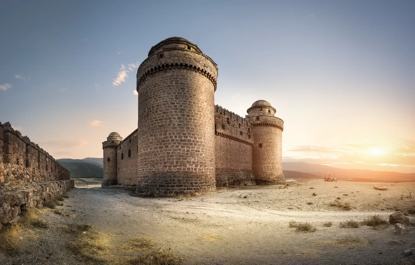 Photo wallpaper Andalusia, Calahorra, La Calahorra, Castle of La Calahorra