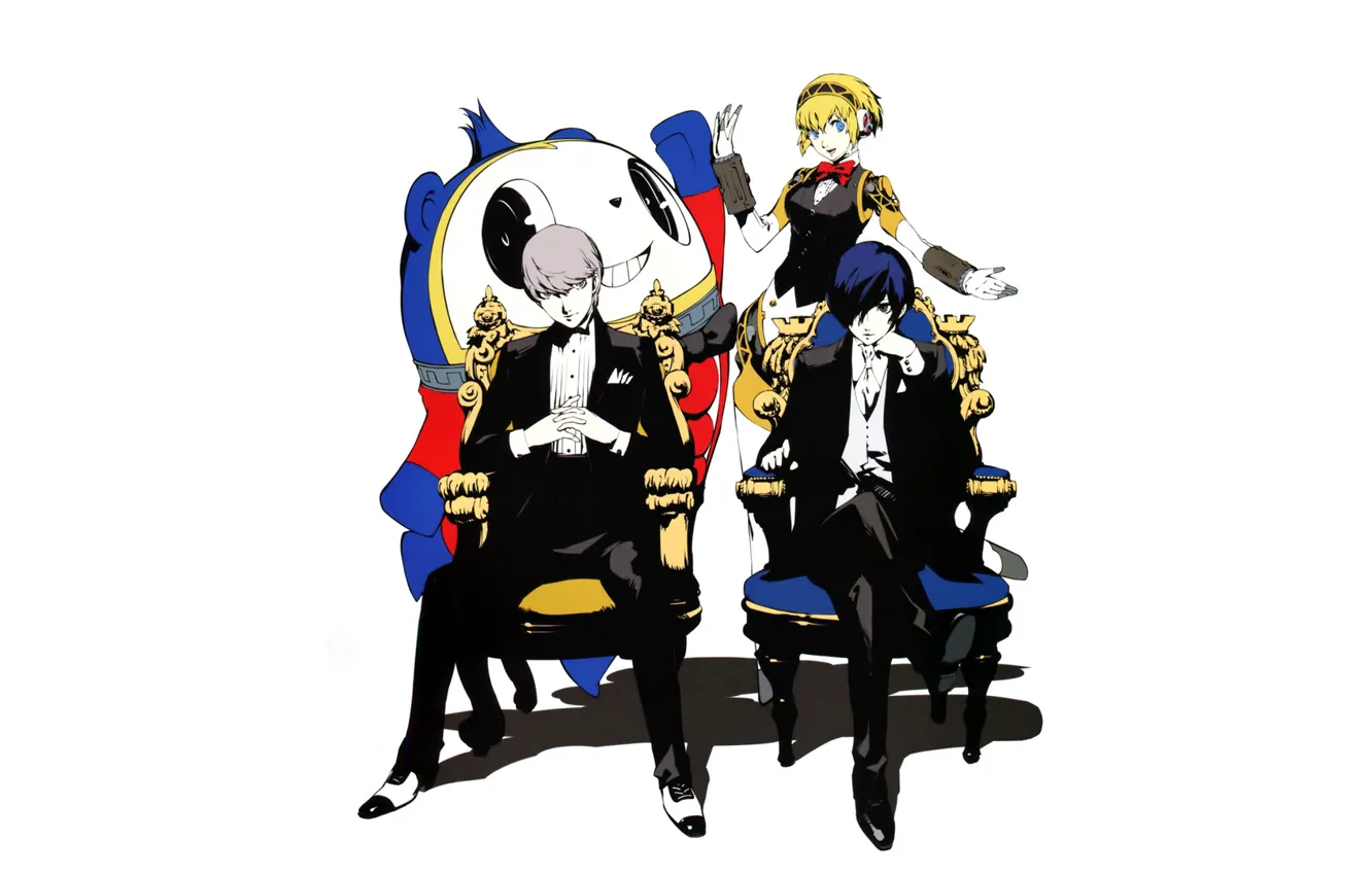 Photo wallpaper girl, robot, guy, cyborg, person 3, person