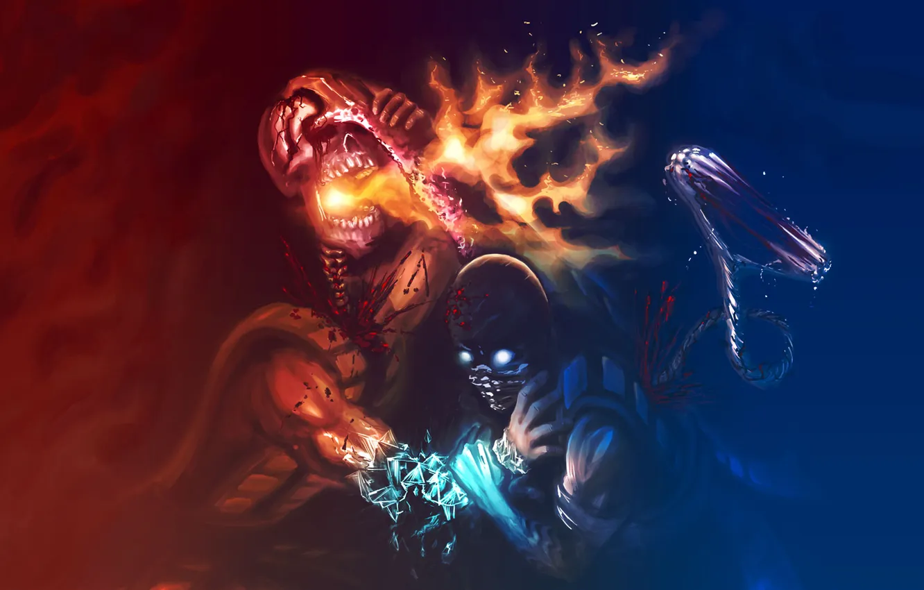 Photo wallpaper Mortal Kombat, Mortal Kombat, fatality, Fatality