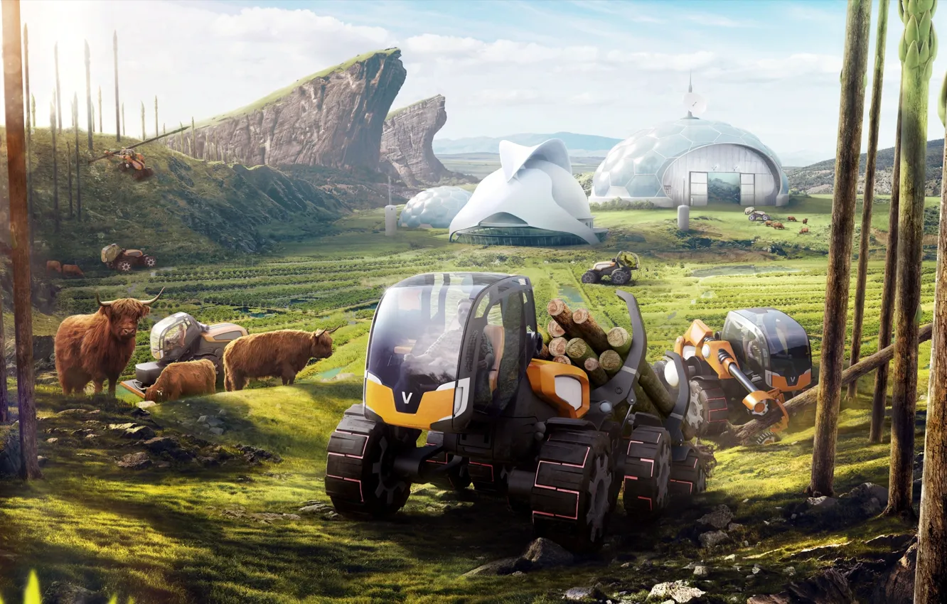 Photo wallpaper planet, red dot, extermination