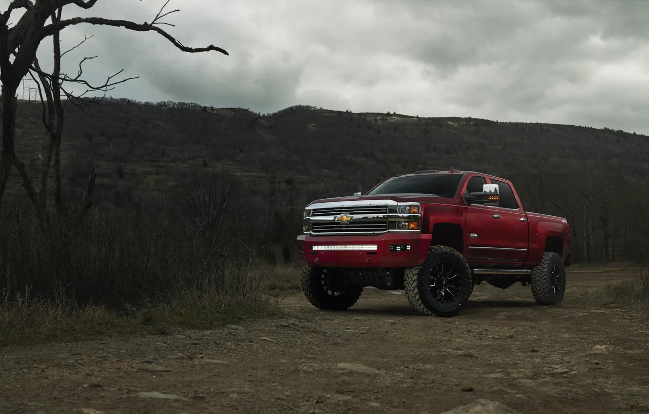 Photo wallpaper Chevrolet, Truck, for, 2500, Gear, Graves, Shot