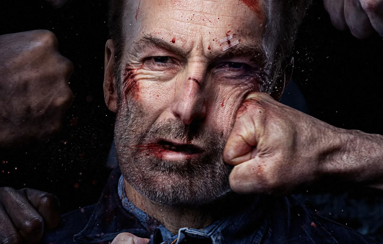 Photo wallpaper movie, punch, Bob Odenkirk, Nobody, Hutch Mansell