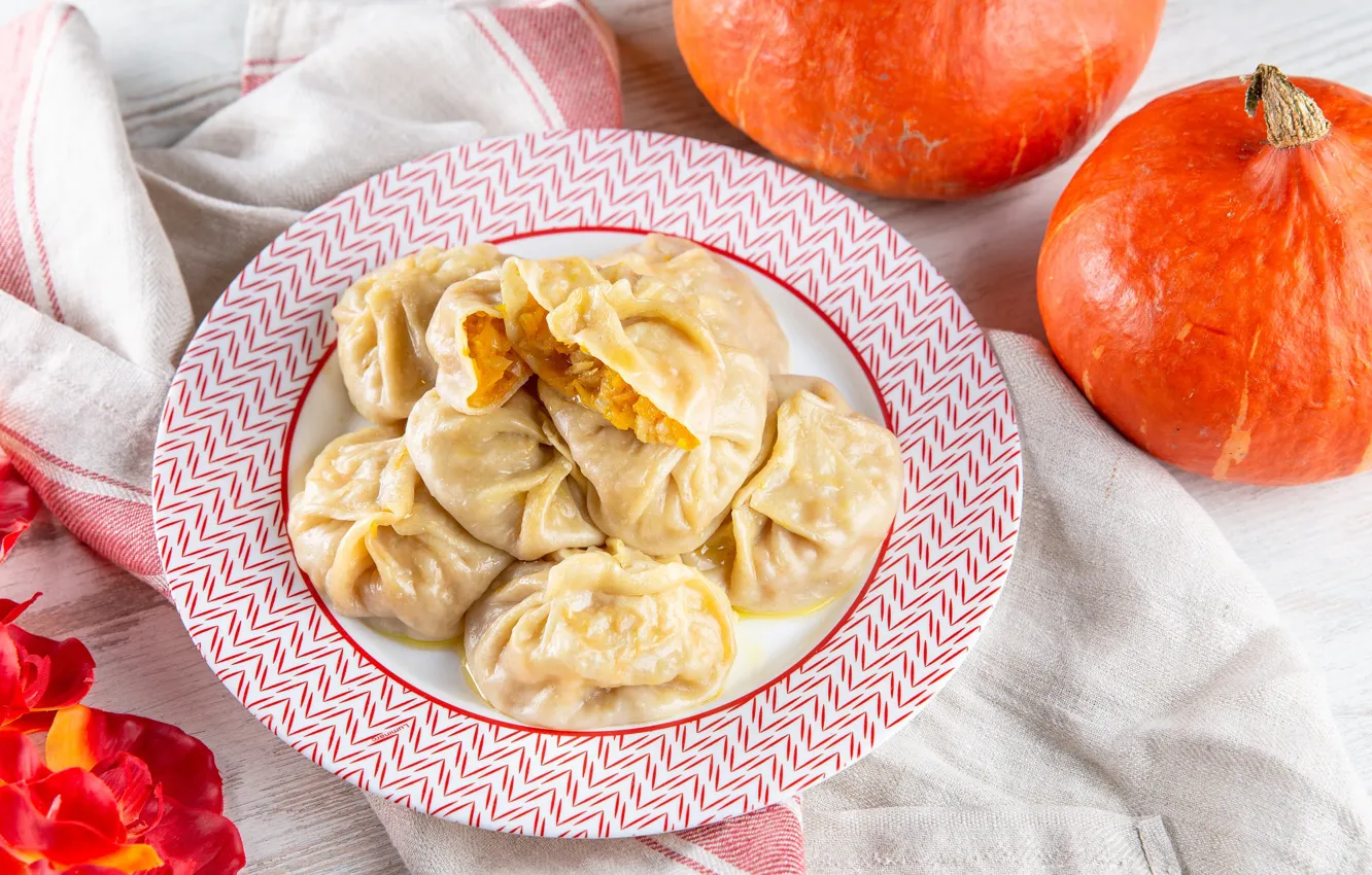 Photo wallpaper pumpkin, manta, delicious