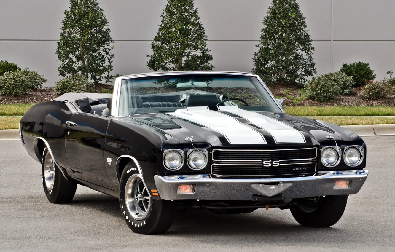 Photo wallpaper car, strip, Chevrolet, muscle, 1970, the front, 454, Chevelle