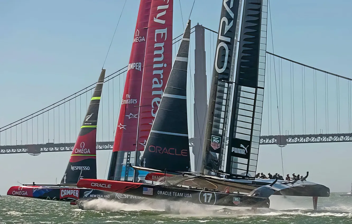 Photo wallpaper speed, boats, races