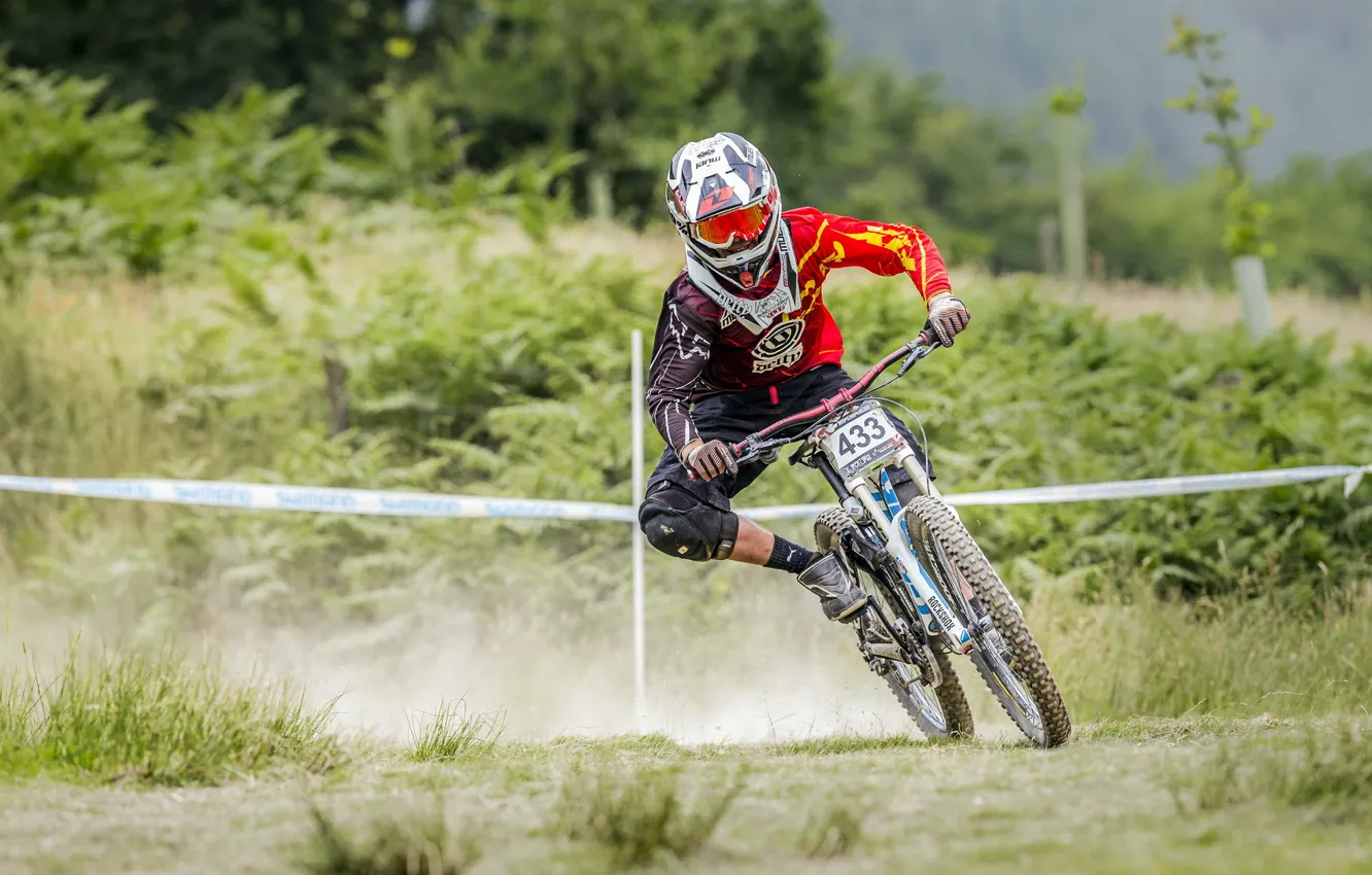Photo wallpaper bike, race, sport