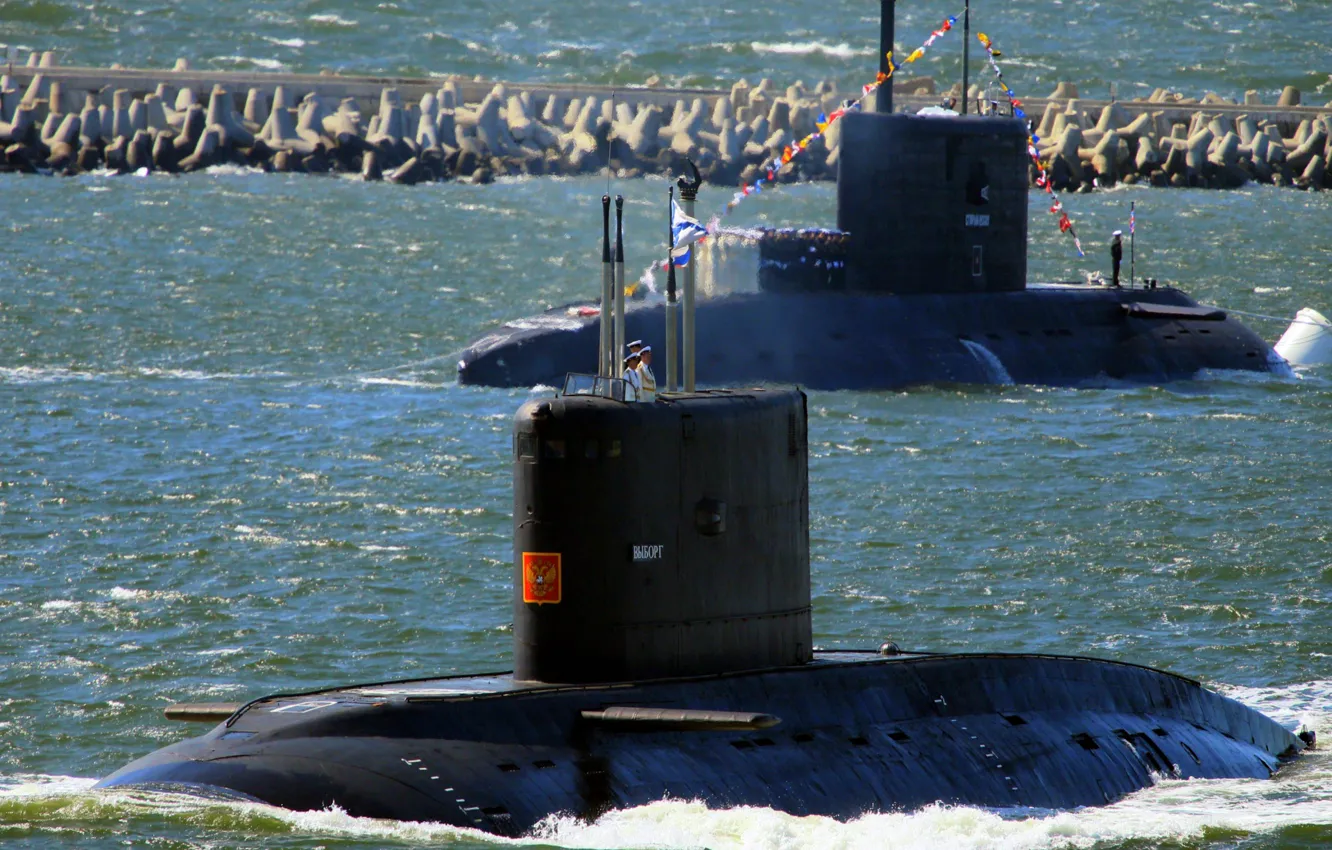 Photo wallpaper submarines, Vyborg, Stary Oskol