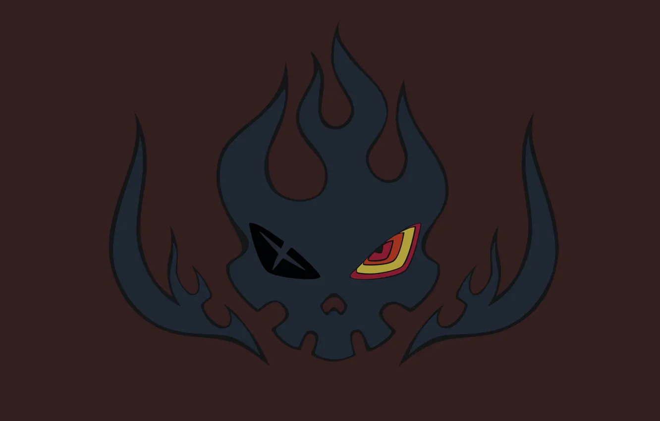 Photo wallpaper sake, anime, eye, japanese, powerful, strong, uniform, scar