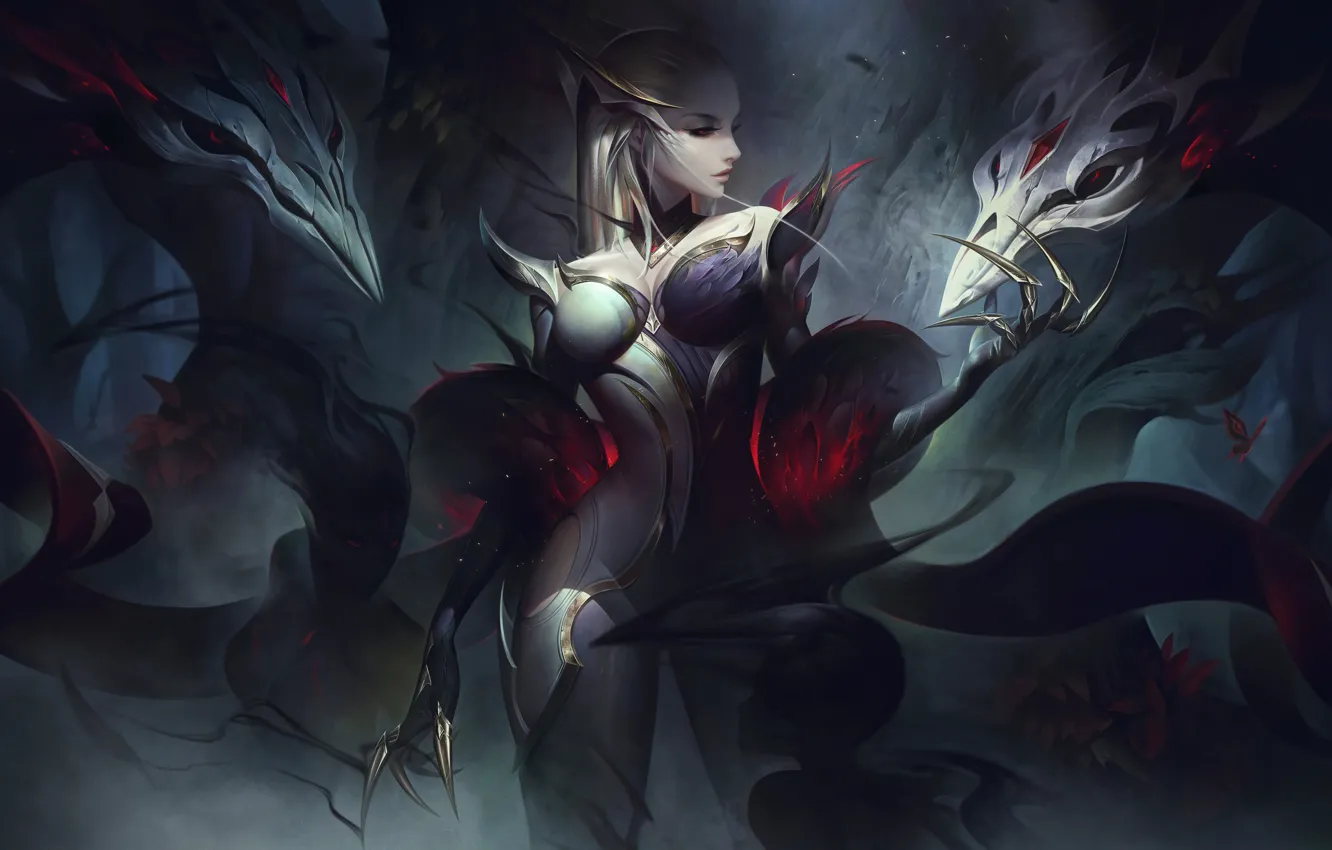 Photo wallpaper game, art, League of Legends, LoL, Evelynn, skin, Coven