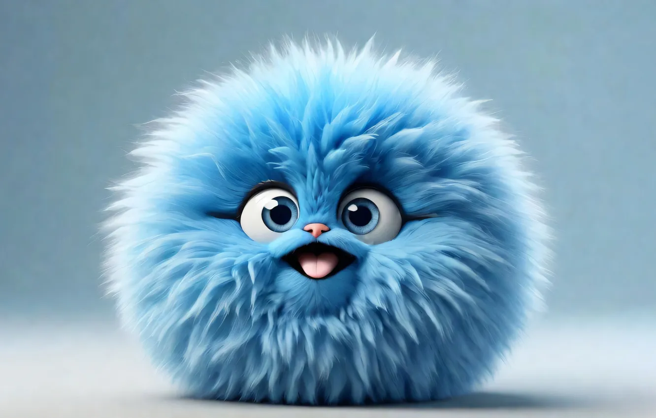 Photo wallpaper balls, pussy, cutie