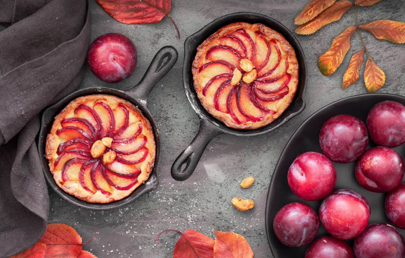 Photo wallpaper pie, cakes, drain, Anya Ivanova