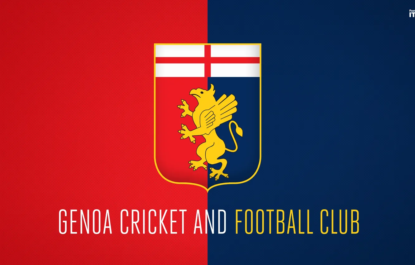 Photo wallpaper wallpaper, sport, logo, football, Italia, Serie A, Genoa