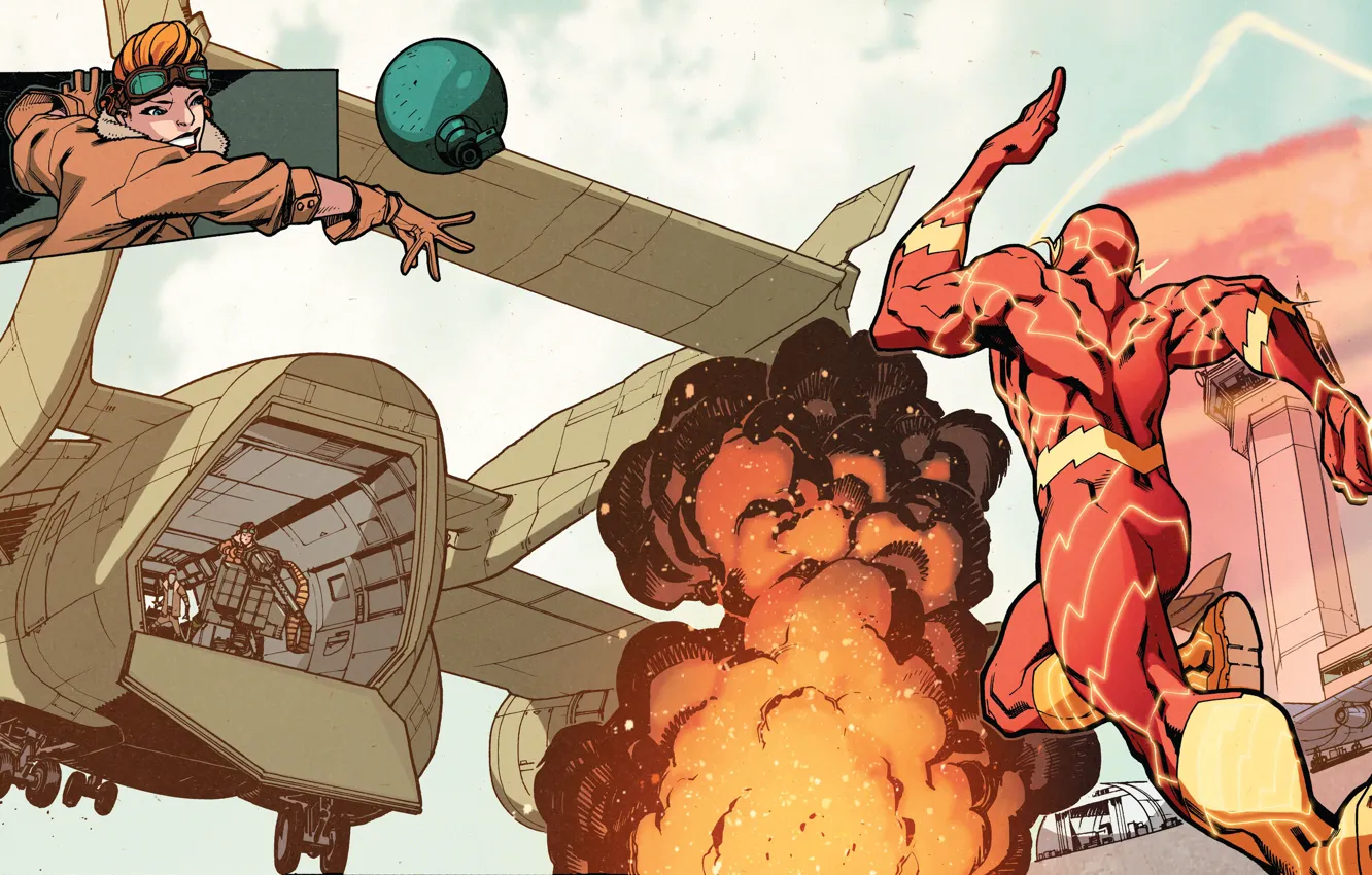 Photo wallpaper Flash, Flash, Barry