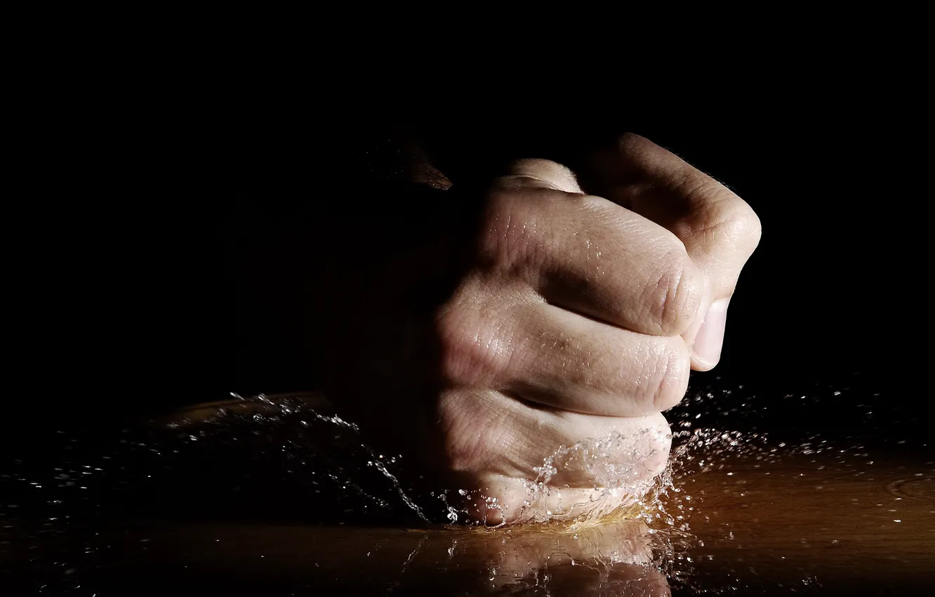 Photo wallpaper background, hands, fist