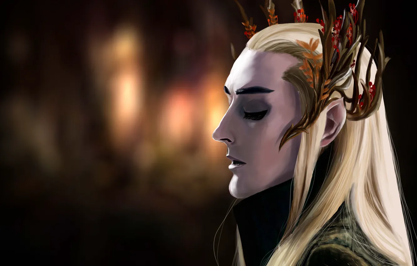 Photo wallpaper elf, male, The hobbit, Thranduil