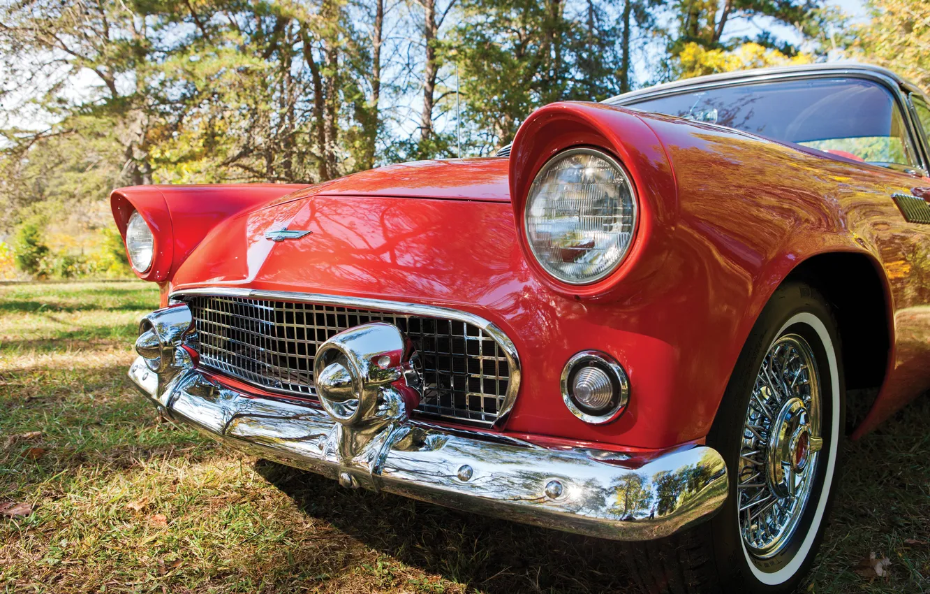 Photo wallpaper Ford, Ford, 1965, retro cars, Thunderbird, Retro Cars, Ford Thunderbird Convertible