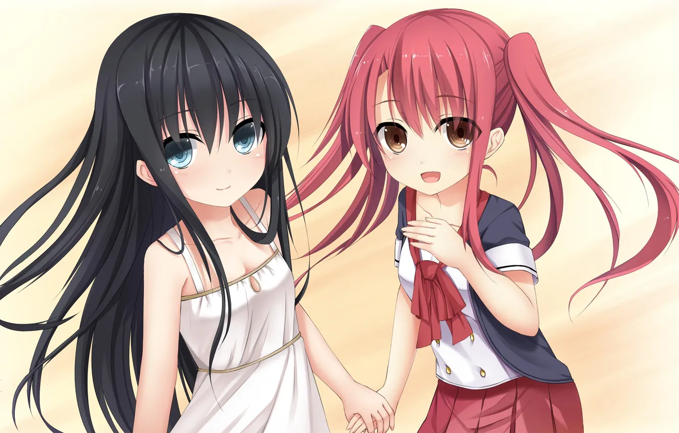 Photo wallpaper game cg, Suzuki AOI, otonari koi sensou!, Akamine Yui