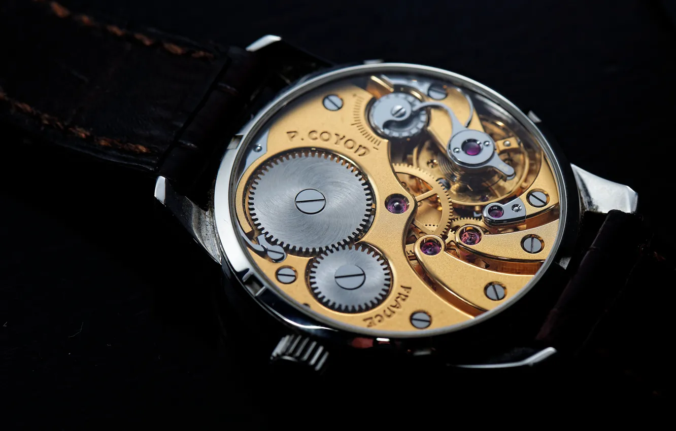 Photo wallpaper watch, mechanism, device