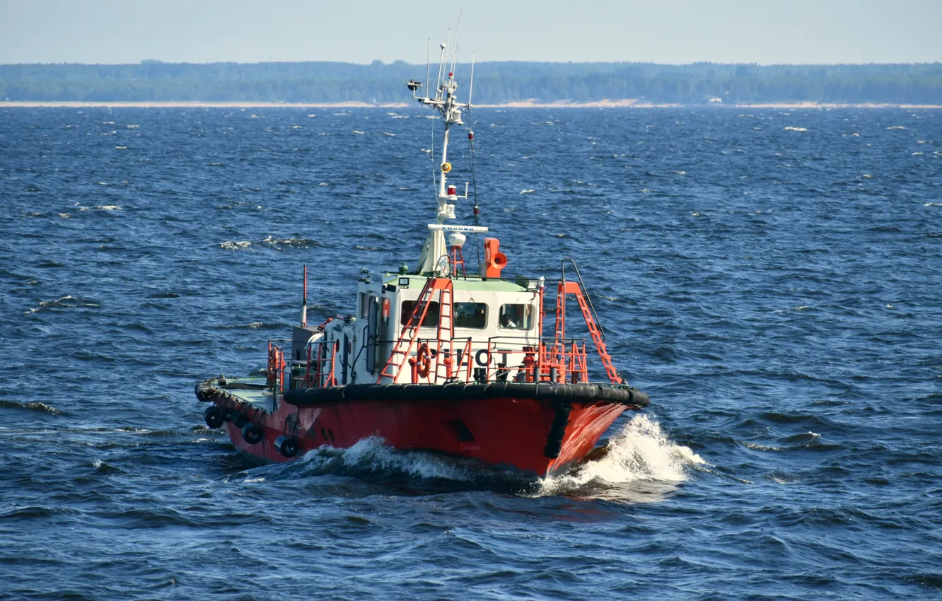 Photo wallpaper boat, Posting, a pilot