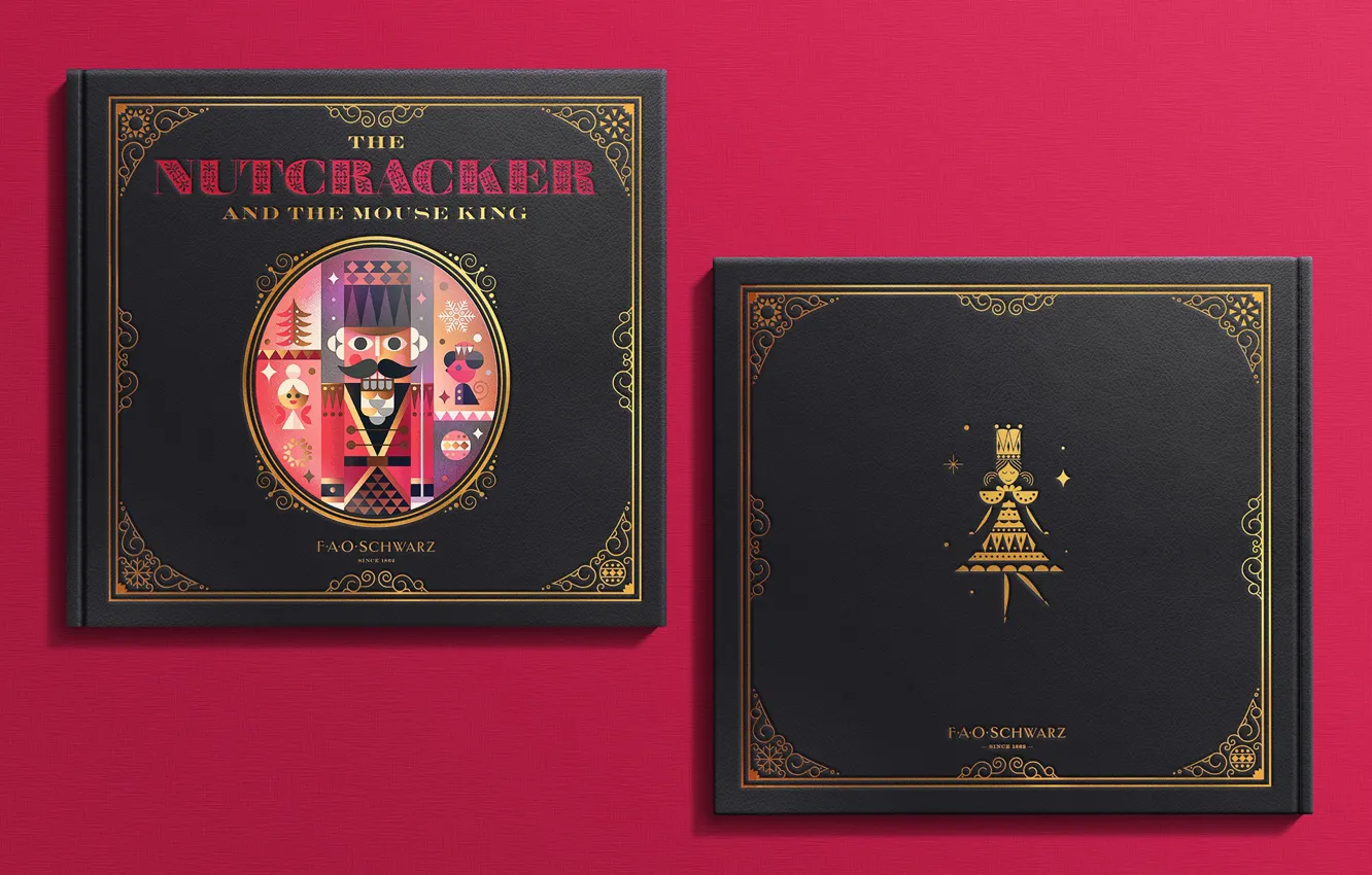 Photo wallpaper tale, book, cover, design, Nutcracker Storybook