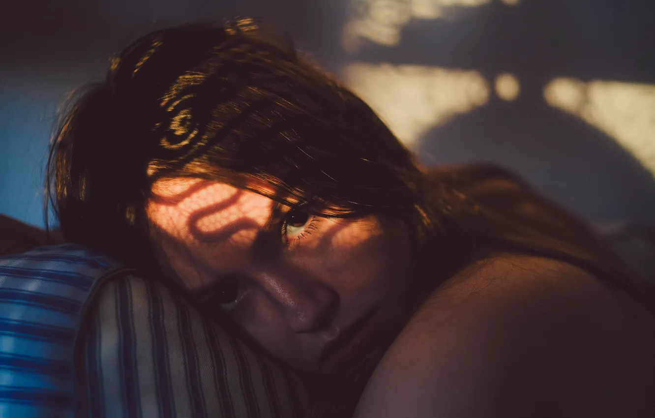 Photo wallpaper girl, face, portrait