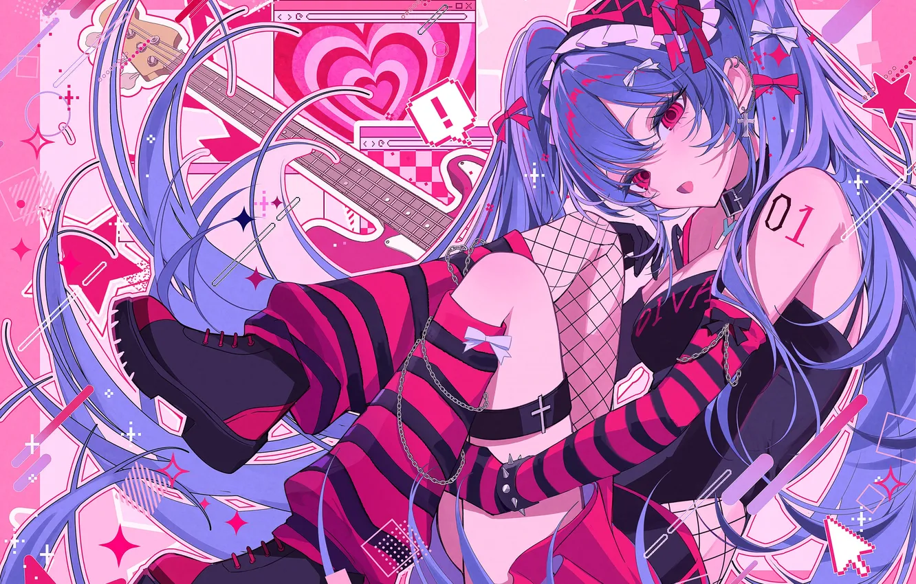 Photo wallpaper vocaloid, Anime girl, hatsune miku, anime, Crypton Future Media, Hatsune Miku, anime girls, anime