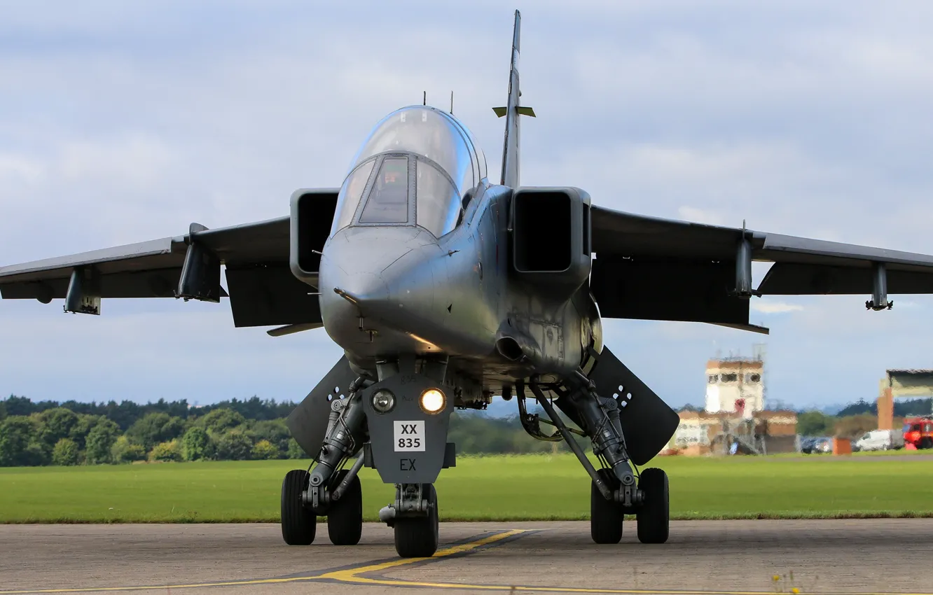 Photo wallpaper Jaguar, Fighter-bomber, RAF, Sepecat Jaguar, Sepecat Jaguar T4