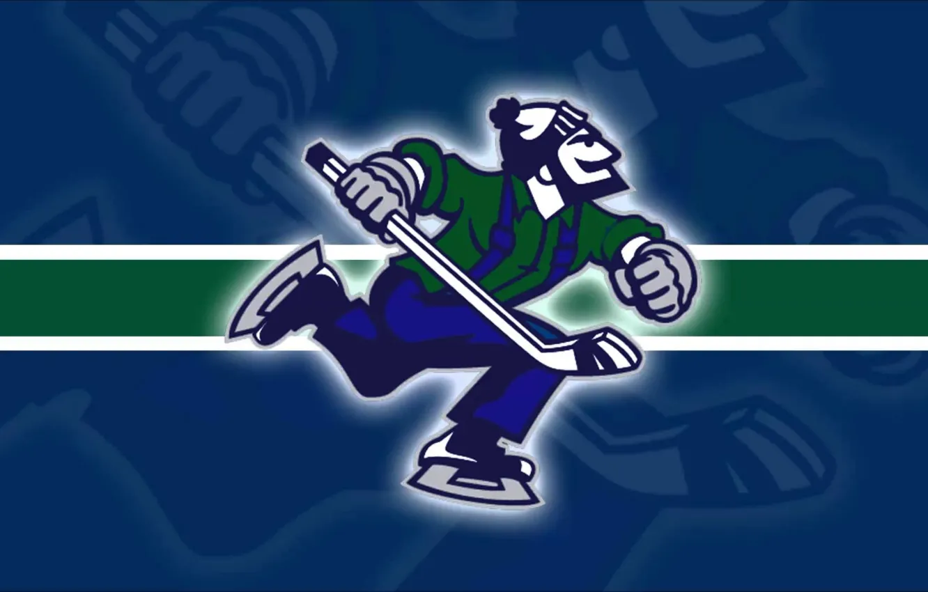 Photo wallpaper logo, NHL, The Vancouver Canucks, Vancouver Canucks, hockey club