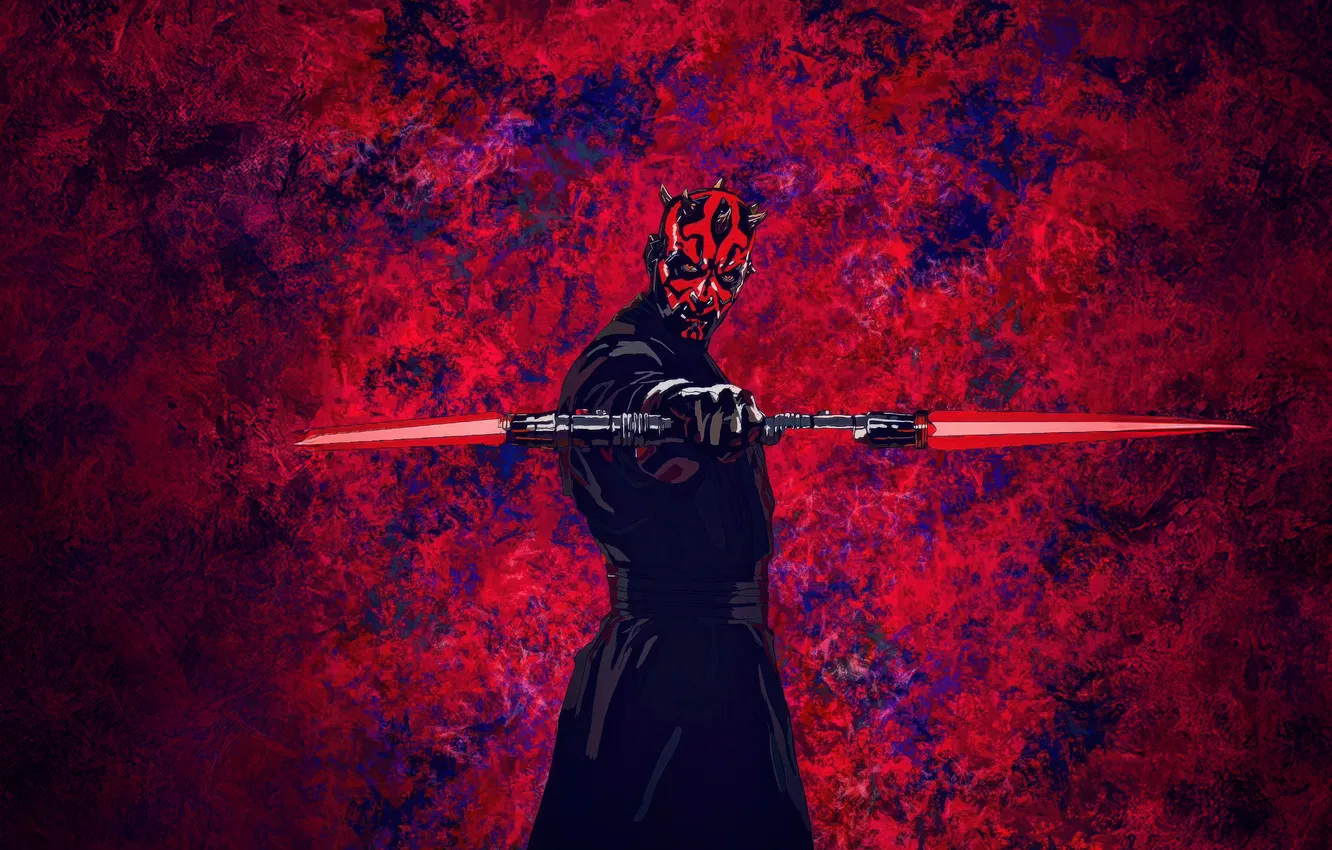 Photo wallpaper Star Wars, darth, Maul