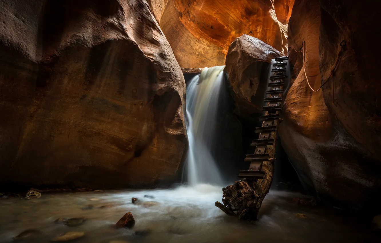 Photo wallpaper Wyoming, USA, Cascade Canyon