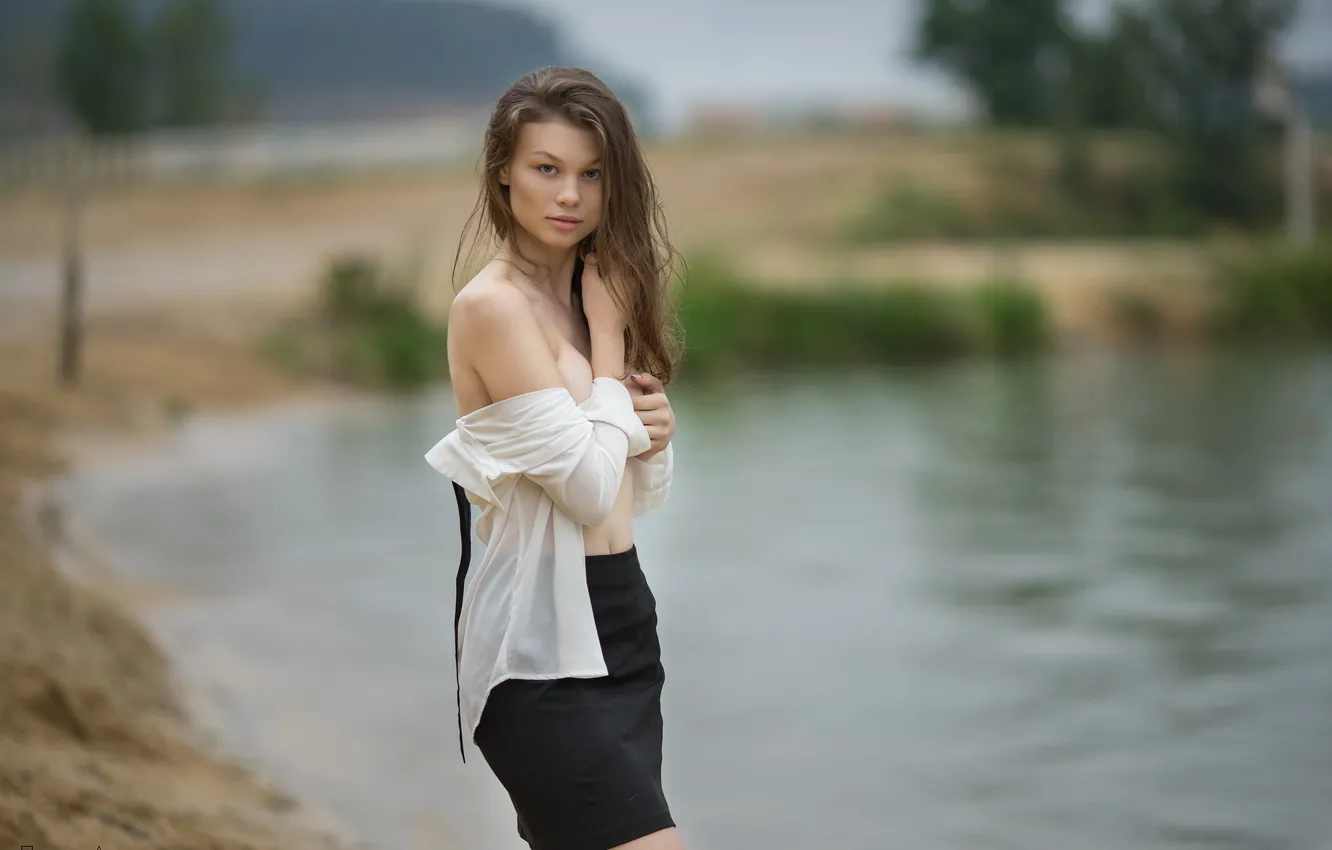 Photo wallpaper girl, skirt, the beauty, cutie, Andrey POPOV