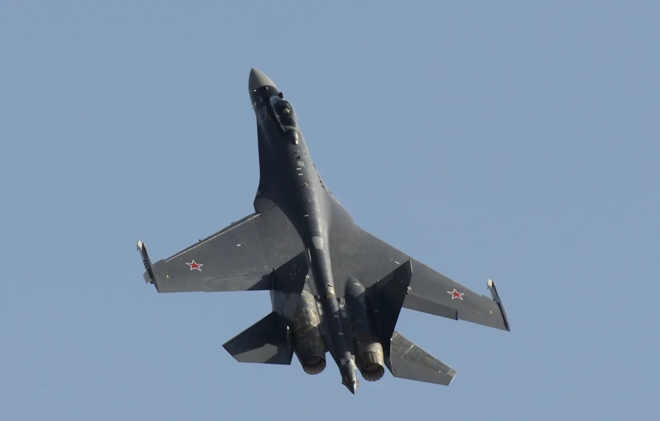 Photo wallpaper fighter, Su-35, jet, multipurpose, super-maneuverable