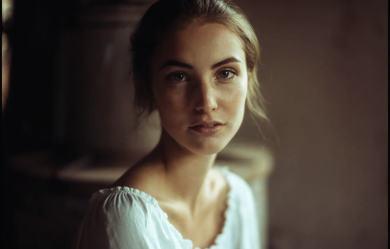 Photo wallpaper look, portrait, the beauty, Alina