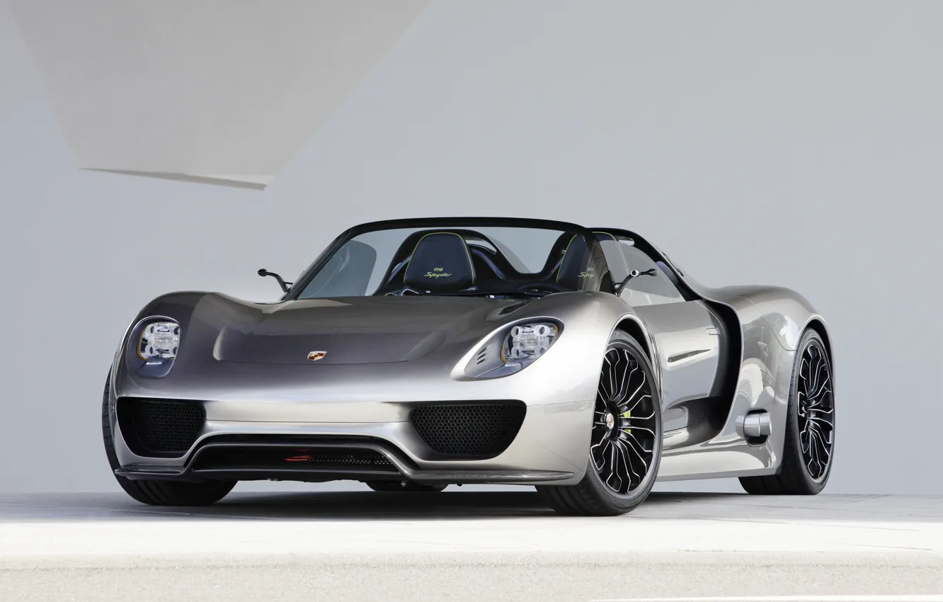 Photo wallpaper car, Porsche, beautiful, hybrid, Porsche 918 Spyder Concept