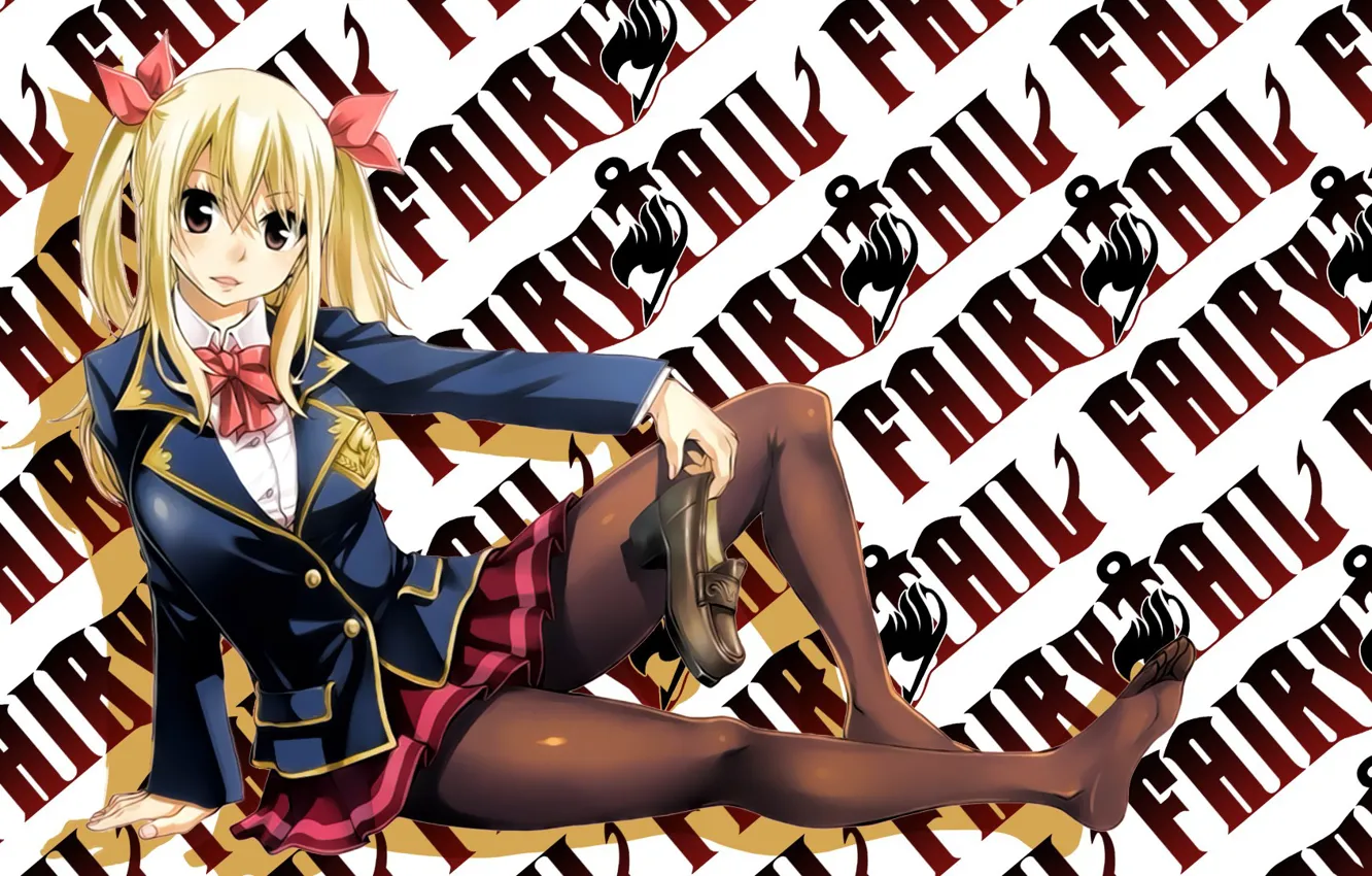 Photo wallpaper anime, Lucy, fairy tail, manga, japanese, mahou, madoshi