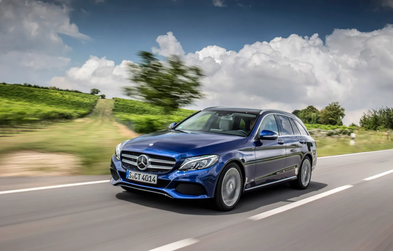 Photo wallpaper Mercedes-Benz, 2014, C250, Estate-Avantgarde