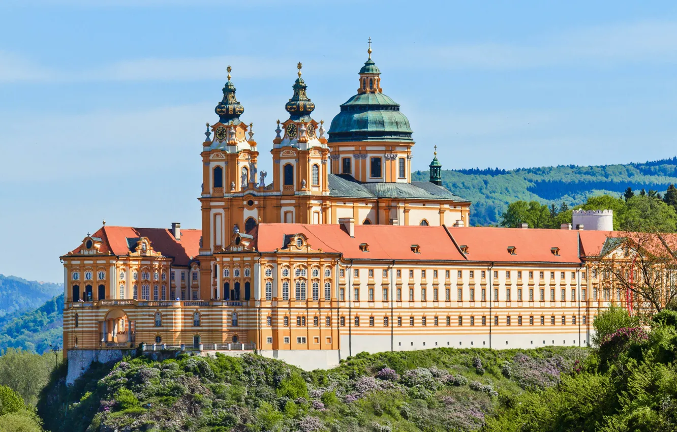 Photo wallpaper building, Austria, the monastery, Melk